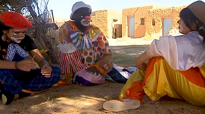 Un clown au Sahara
